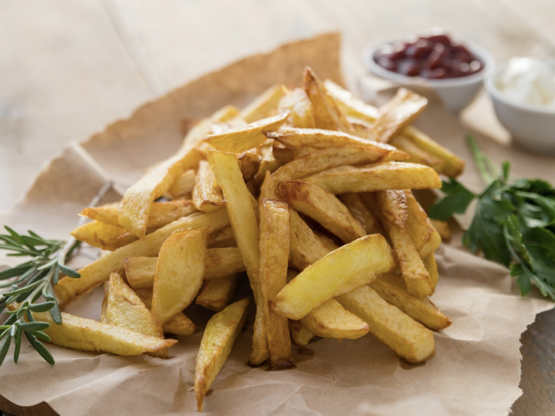 Frites de céleri rave