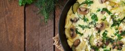 Omelette aux champignons
