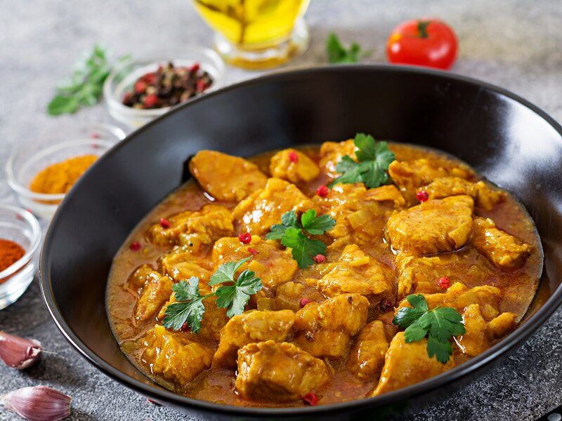 Poulet Colombo patate douce