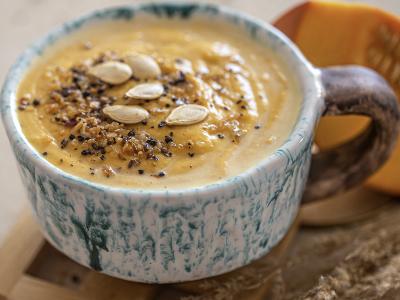 Velouté potiron lait de coco