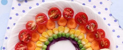 Arc en ciel en légumes little food junction