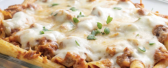 Gratin de penne thon tomate