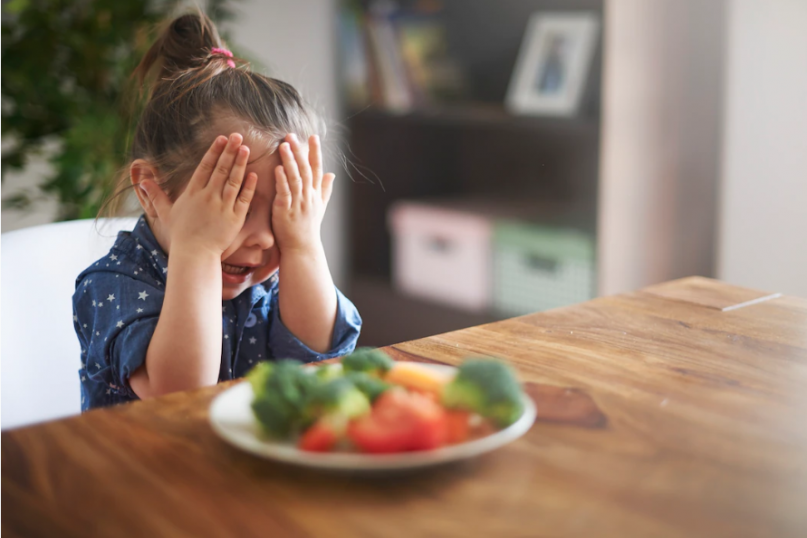 Enfant ne veut pas manger légumes