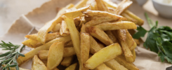 Frites de céleri rave