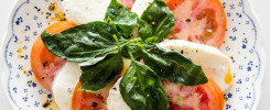 Tomates et mozzarella