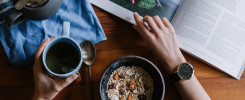 petit déjeuner montre