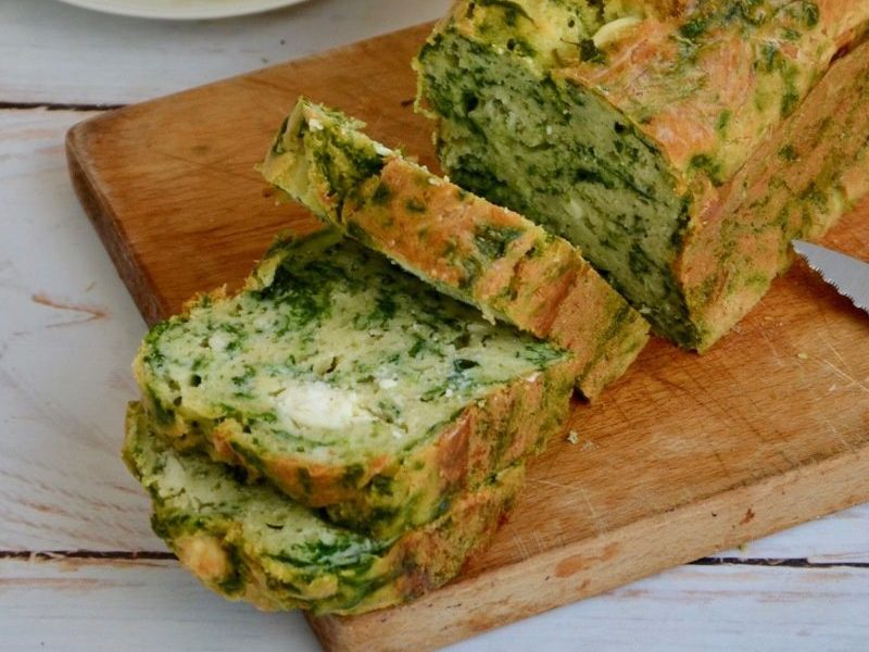 Cake épinards feta